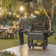 Patio Cooler s Beverage cart manyag kerti grill asztal szrke