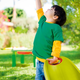 Kiddie Go manyag kerti gyerek talicska zld