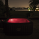 Lay-Z-Spa Pool Maldives Hydrojet Pro felfjhat masszsmedence Colorjet Led-vilgtssal