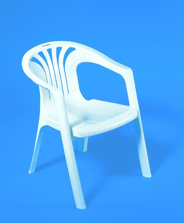 Opus mûanyag kerti szék fehér - Flair