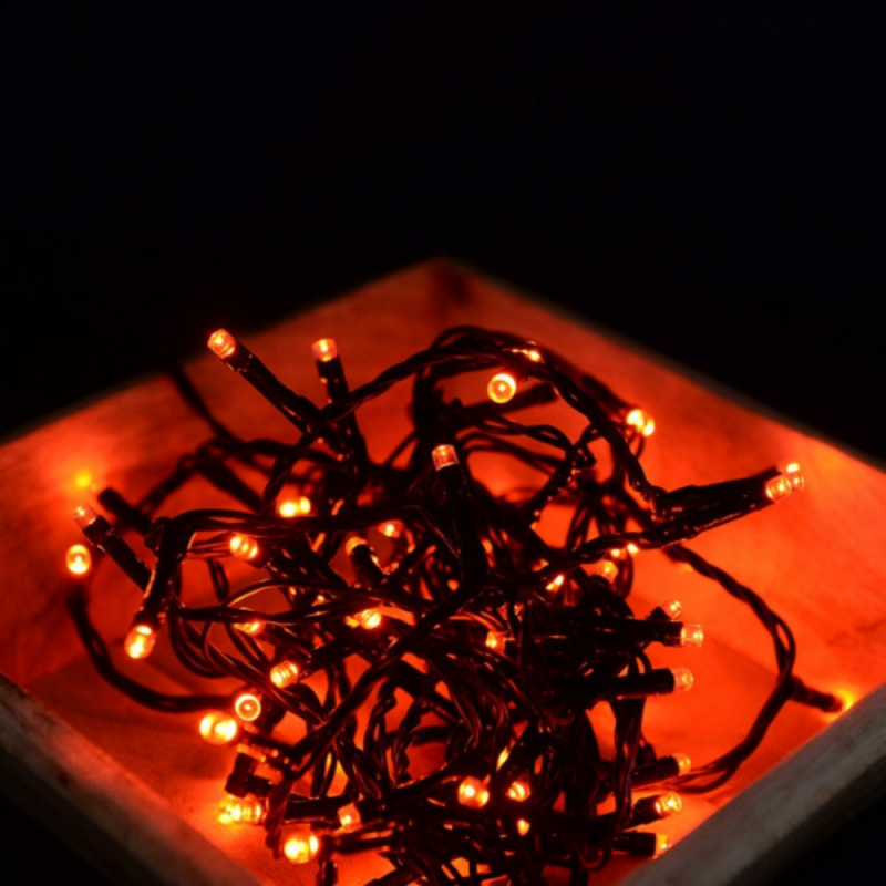 Vezrls LED fnyfzr - piros 4 m, 80 LED