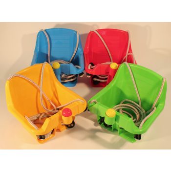 Támlás, dudálós műanyag bébi hinta 5037