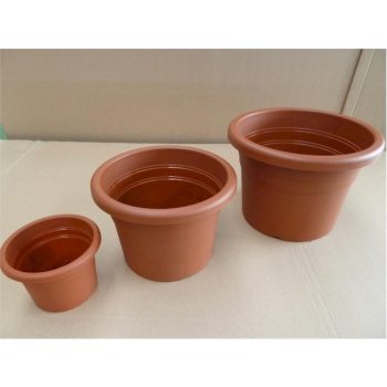 Műanyag kerti Virágcserép Cilindro 25 61092