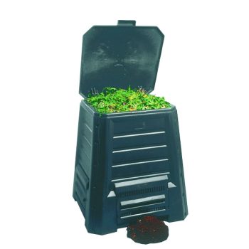 Komposztáló 340 literes alj nélküli fekete - Flair 69706