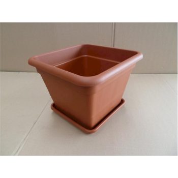 Műanyag kerti Virágcserép+alátét Sydney 61299