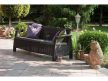 Corfu Love Seat Max műanyag kerti kanapé barna - meleg taupe