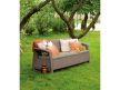 Corfu Love Seat Max műanyag kerti kanapé cappuccino - homok