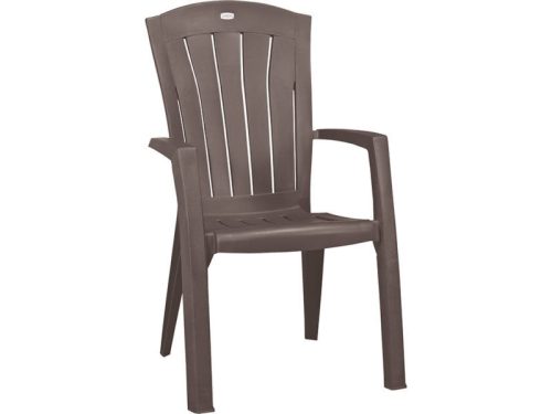 Santorini műanyag kerti szék cappuccino