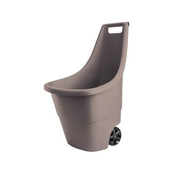 Easy Go Breeze 50l-es műanyag kerti talicska meleg taupe