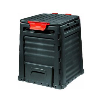 Eco composter 320L műanyag kerti komposztáló fekete