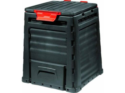 Eco composter 320L műanyag kerti komposztáló fekete