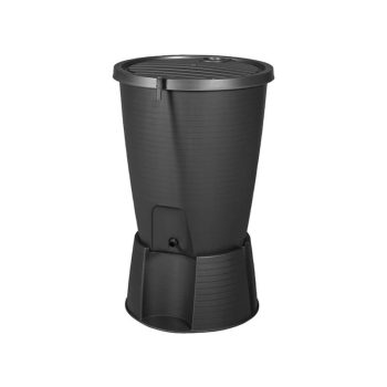   Indigo Water Butt műanyag kerti esővízgyűjtő tartály 220L-es grafit szürke