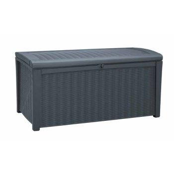   Borneo műanyag kerti tároló láda 416L-es antracit szürke
