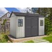 Oakland 1175 SD műanyag kerti tároló ház barnás szürke - antracit