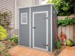Manor Pent 6x4 műanyag kerti tároló ház szürke - fehér