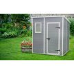 Manor Pent 6x4 műanyag kerti tároló ház szürke - fehér