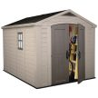 Factor 8x11 műanyag kerti tároló ház beige - taupe