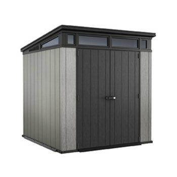   Artisan 7x7 műanyag kerti tároló ház barnás szürke - antracit
