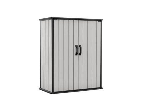 Premier High Store műanyag kerti tároló barnás - szürke