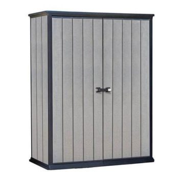   Duotech High Store PLUS műanyag kerti tároló barnás - szürke