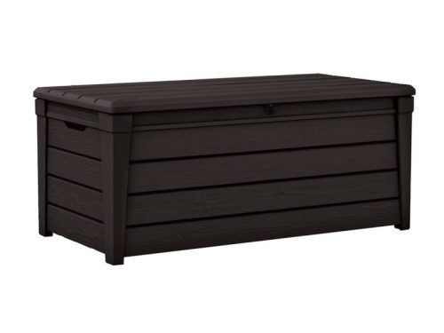 Brightwood műanyag kerti tároló láda barna 455L