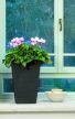 Rattan Planter S 23,6 L műanyag kerti virágláda antracit szürke