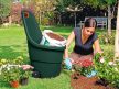Easy Go 55L műanyag kerti talicska sötét zöld