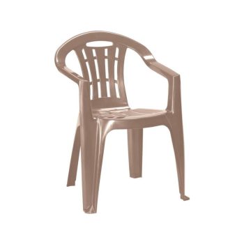Mallorca műanyag kerti szék cappuccino