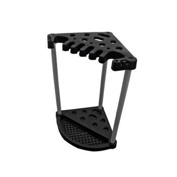 Corner Tool Rack műanyag kerti szerszámtartó fekete