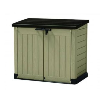   Store It Out Max műanyag kerti tároló beige - barna színben