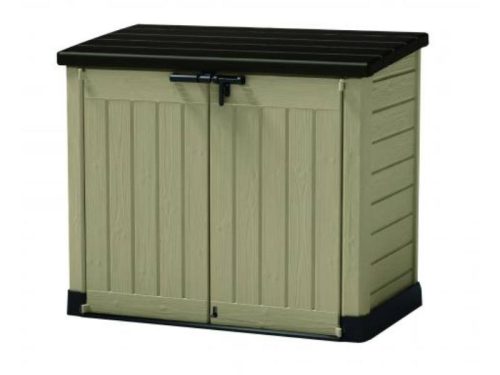 Store It Out Max műanyag kerti tároló beige - barna színben