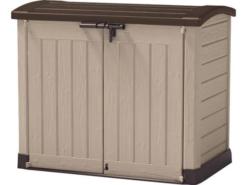 Store It Out Arc műanyag kerti tároló beige - barna