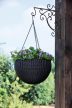 Hanging Sphere műanyag kerti felfüggeszthető palántázó antracit szürke