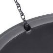 Hanging Sphere műanyag kerti felfüggeszthető palántázó antracit szürke