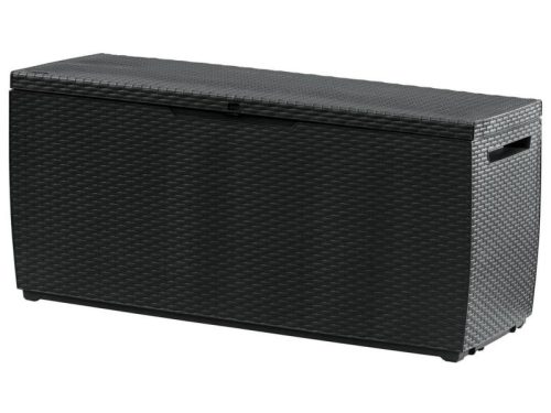 Capri műanyag kerti tároló láda 305 L-es antracit szürke