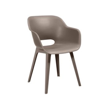 Akola műanyag kerti szék cappuccino 2 db/csomag