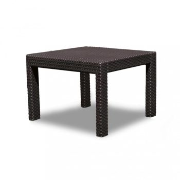 Rosario műanyag kerti asztal barna