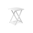 Arno műanyag összecsukható kerti asztal fehér 50 x 50 cm O107
