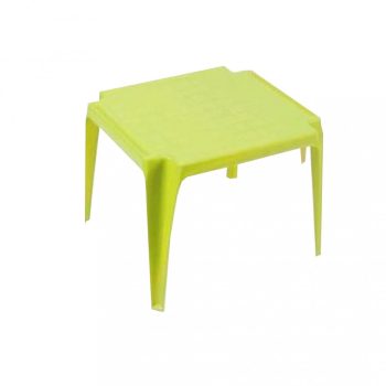   Susi műanyag kerti gyermek asztal zöld négyszögletes O163