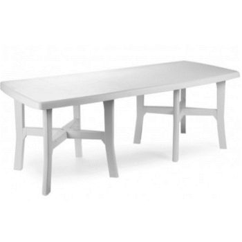 Trio plus műanyag kerti asztal fehér O216