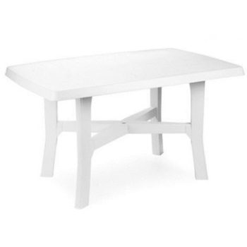 Rodano műanyag kerti asztal fehér O257