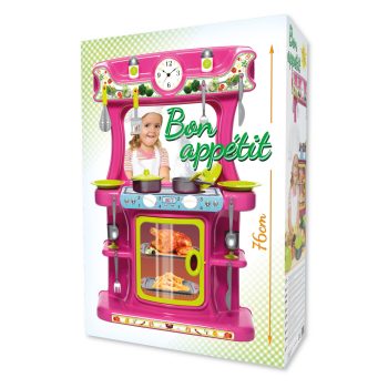 Dohány Bon Appetit műanyag gyermek játék konyha 76 cm 