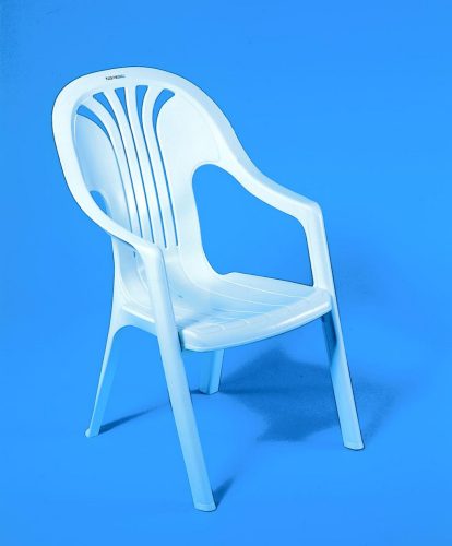 Chorus műanyag kerti szék fehér - Flair