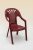 Chorus műanyag kerti szék bordó - Flair