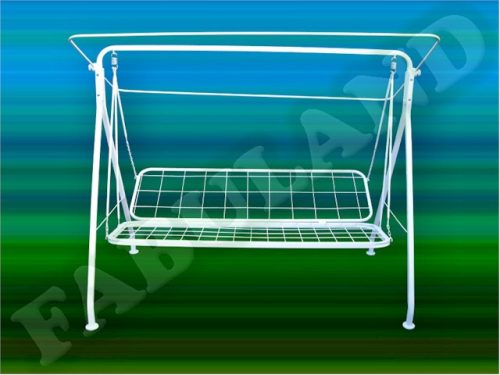 Alföld-Lux antracit szürke hintaágy párnával - AKCIÓS!