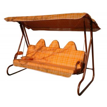 Hercules hintaágy aranybarna, párnával