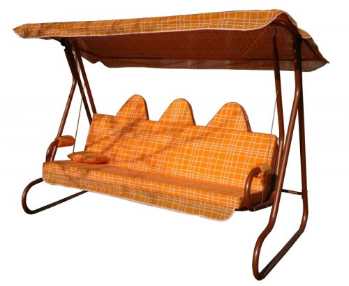 Hercules hintaágy aranybarna, párnával