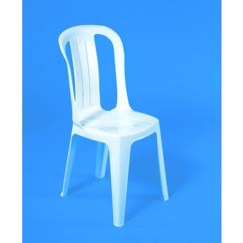 Musette műanyag kerti szék fehér - Flair