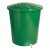 Műanyag kerti vízgyüjtő 200 liter+csap+aljzattal zöld