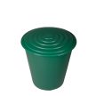 Műanyag kerti vízgyüjtő 200 liter+csap+aljzattal zöld